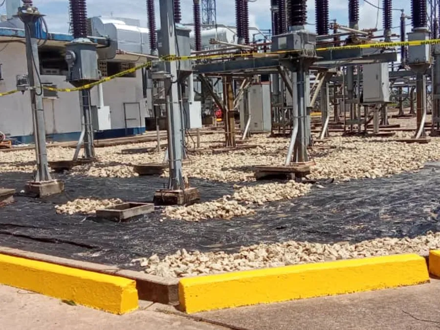 Infraestructura eléctrica de la subestación